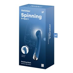 VIBRADOR SPINNING G-SPOT 1 AZUL SATISFYER - Image 1