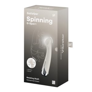 VIBRADOR SPINNING G-SPOT 1 BEGE SATISFYER - Image 1