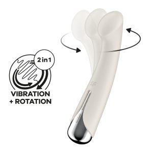 VIBRADOR SPINNING G-SPOT 1 BEGE SATISFYER - Image 8