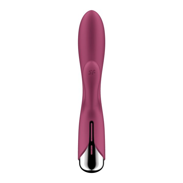 VIBRADOR SPINNING RABBIT 1 VERMELHO SATISFYER