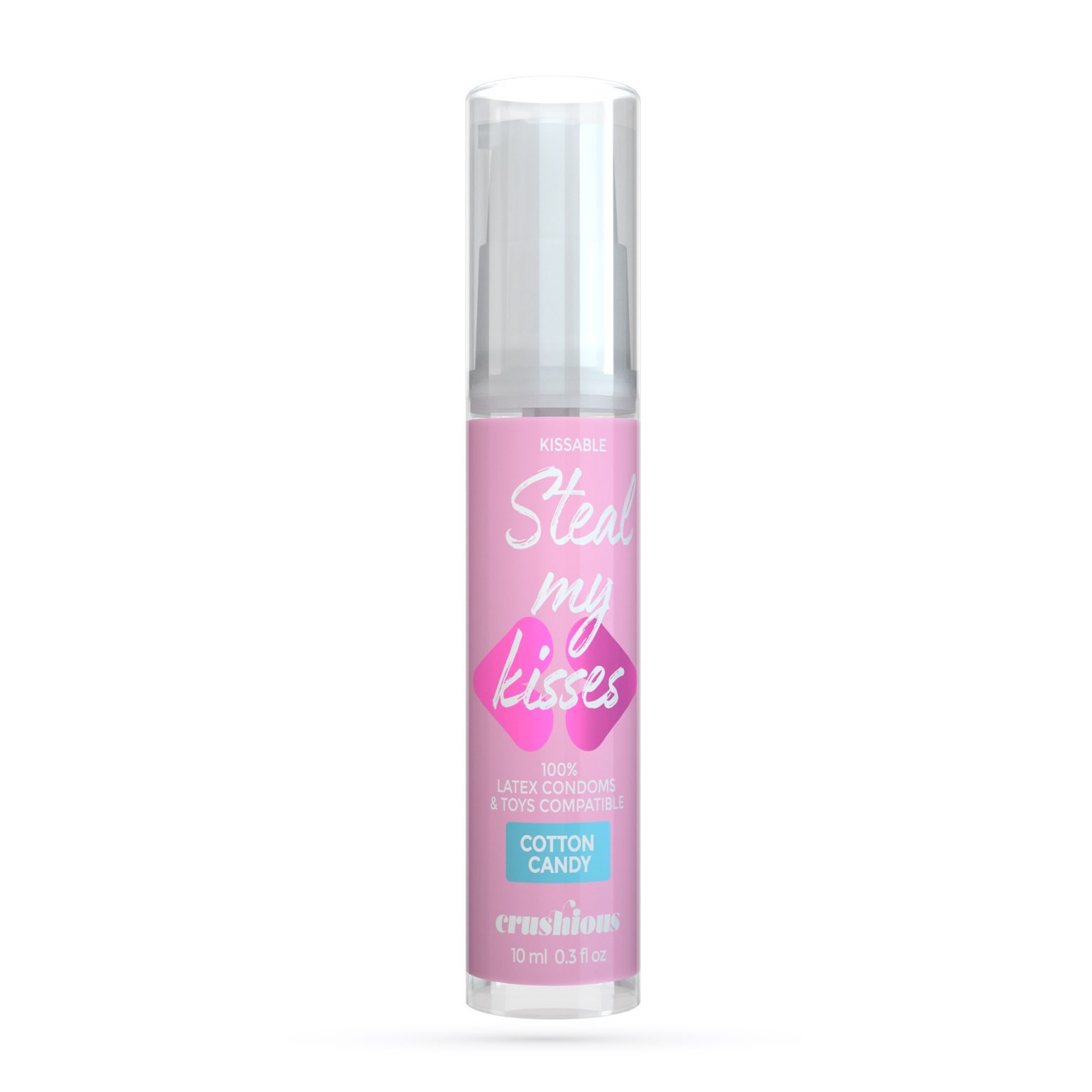 GEL LUBRIFICANTE STEAL MY KISSES COM SABOR A ALGODÃO DOCE CRUSHIOUS 10ML