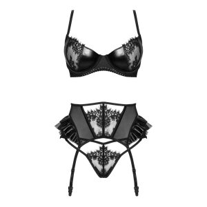 CONJUNTO DE 3 PEÇAS RAFAELLA PRETO BEAUTY NIGHT FASHION - Image 2