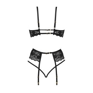 CONJUNTO DE 3 PEÇAS ROSE PRETO BEAUTY NIGHT FASHION - Image 15