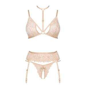 CONJUNTO DE 3 PEÇAS NOEMI NUDE BEAUTY NIGHT FASHION - Image 3