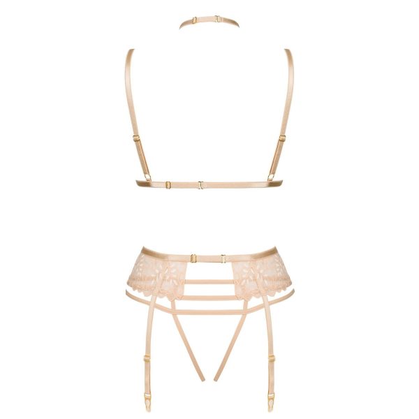 CONJUNTO DE 3 PEÇAS NOEMI NUDE BEAUTY NIGHT FASHION