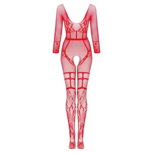 CATSUIT LORNA VERMELHO BEAUTY NIGHT FASHION - Image 8