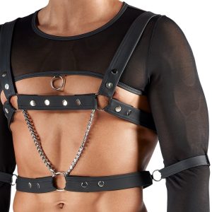 CONJUNTO DE 4 PEÇAS SVENJOYMENT BONDAGE PRETO - Image 5