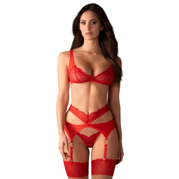 128240.jpg CONJUNTO DE 3 PEÇAS CUPIDE DESIR VERMELHO OBSESSIVE