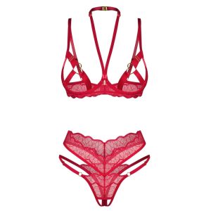 CONJUNTO DE 2 PEÇAS CUPIDE DESIR VERMELHO OBSESSIVE 4 CONJUNTO DE 2 PEÇAS CUPIDE DESIR VERMELHO OBSESSIVE - Image 2