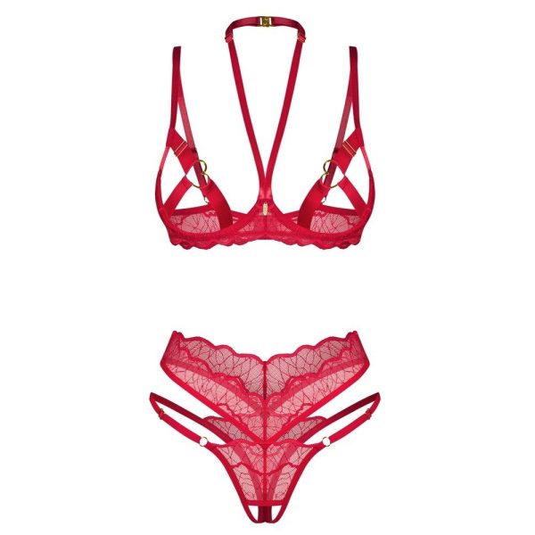 CONJUNTO DE 2 PEÇAS CUPIDE DESIR VERMELHO OBSESSIVE 1 CONJUNTO DE 2 PEÇAS CUPIDE DESIR VERMELHO OBSESSIVE