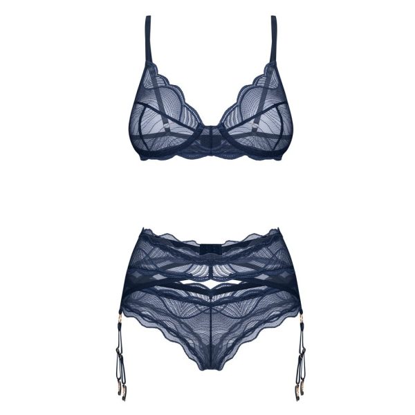 CONJUNTO DE 3 PEÇAS NIGHTLY AZUL OBSESSIVE
