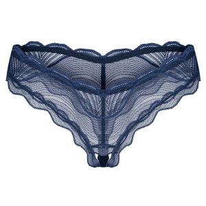TANGA COM ABERTURA NIGHTLY AZUL OBSESSIVE - Image 3