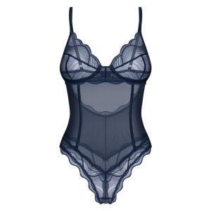 BODY COM ABERTURA NIGHTLY AZUL OBSESSIVE 9 BODY COM ABERTURA NIGHTLY AZUL OBSESSIVE - Image 4