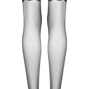 MEIAS DE LIGAS OBSIDIAN PRETAS BEAUTY NIGHT FASHION - Image 7