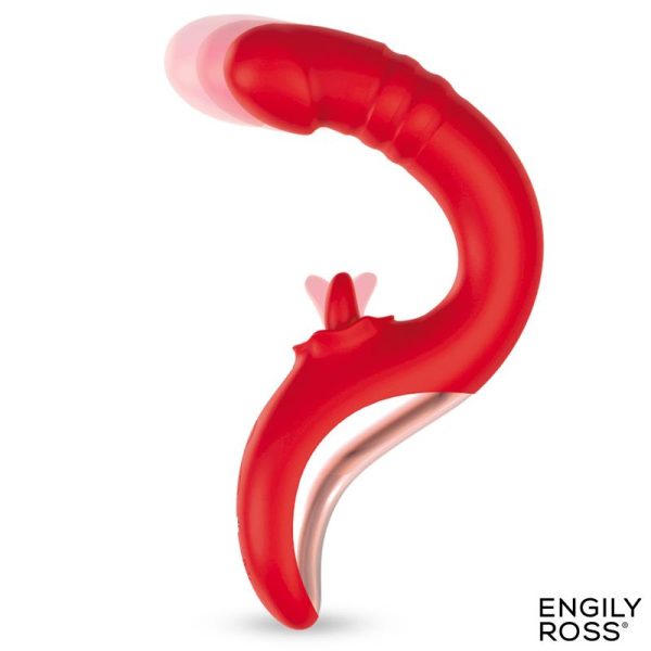 ENGILY ROSS DRAKO VIBRADOR COM IMPULSO E LINGUA OSCILANTE 360º