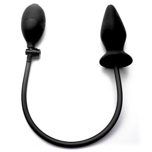 PLUG ANAL INSUFLÁVEL DE SILICONE OUCH! PRETO - Image 1