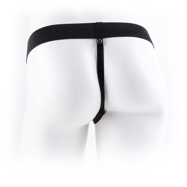 STRAP-ON OCO COM VIBRAÇÃO E TESTÍCULOS 9" FETISH FANTASY SERIES BRANCO 4 STRAP-ON OCO COM VIBRAÇÃO E TESTÍCULOS 9" FETISH FANTASY SERIES BRANCO