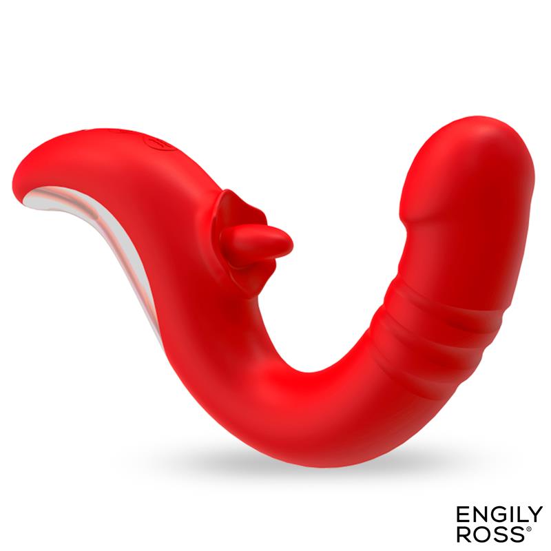 Flame Love Shop 12 ENGILY ROSS DRAKO VIBRADOR COM IMPULSO E LINGUA OSCILANTE 360º