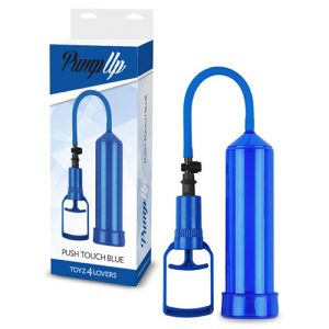BOMBA PARA O PÉNIS PUSH TOUCH AZUL - Image 2