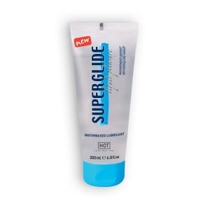 LUBRIFICANTE À BASE DE ÁGUA HOT™ SUPERGLIDE 200ML - Image 1