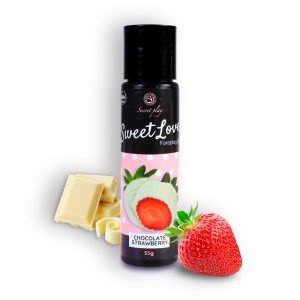 GEL LUBRIFICANTE COM SABOR A MORANGO E CHOCOLATE BRANCO SWEET LOVE SECRET PLAY 60ML 2 GEL LUBRIFICANTE COM SABOR A MORANGO E CHOCOLATE BRANCO SWEET LOVE SECRET PLAY 60ML - Image 1