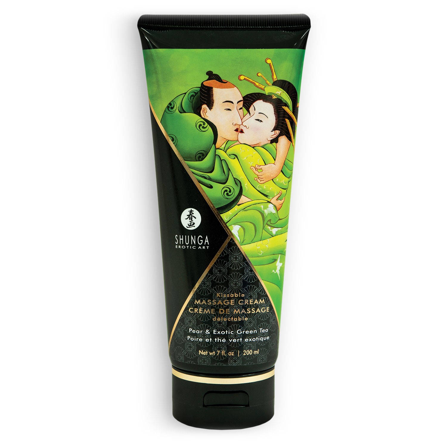 Flame Love Shop 16 CREME DE MASSAGEM SHUNGA PÊRA E CHÁ VERDE EXÓTICO 200ML