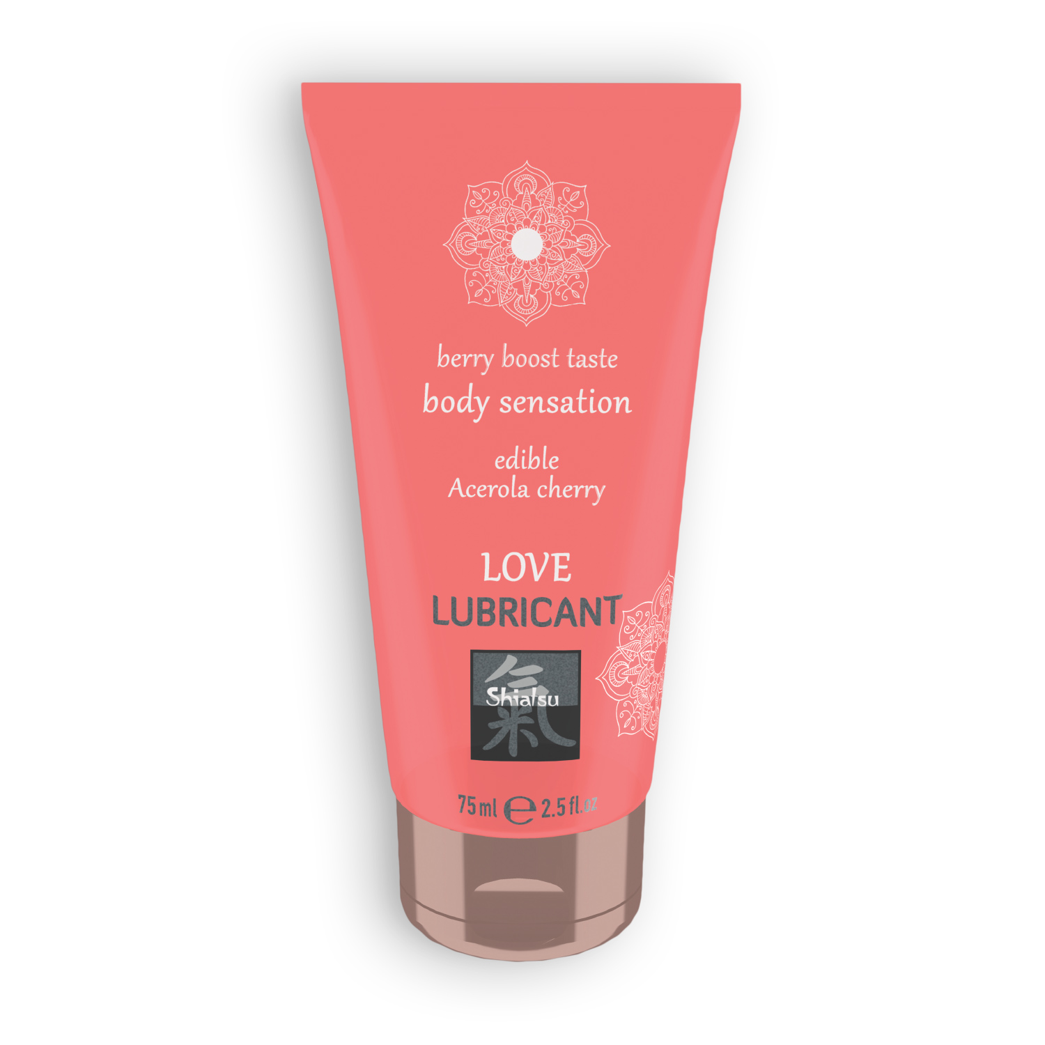 LUBRIFICANTE BEIJÁVEL LOVE BERRY BOOST COM SABOR A ACEROLA E CEREJA SHIATSU™ 75ML