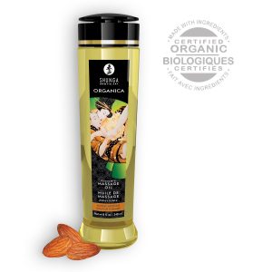 ÓLEO DE MASSAGEM BEIJÁVEL SHUNGA ORGANICA AMÊNDOA DOCE 240ML - Image 1
