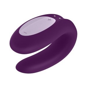 VIBRADOR DOUBLE JOY COM APP SATISFYER ROXO - Image 4