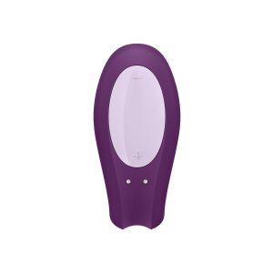 VIBRADOR DOUBLE JOY COM APP SATISFYER ROXO - Image 5