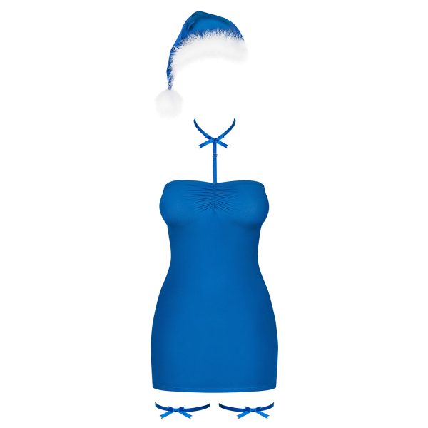 VESTIDO KISSMAS RED OBSESSIVE AZUL