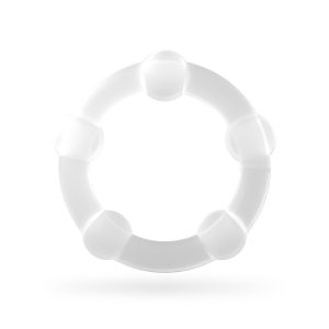 SET DE ANÉIS PENIANOS TRIPLE BEAD TRANSPARENTES CRUSHIOUS - Image 3