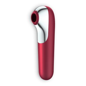 VIBRADOR DUAL LOVE COM APP SATISFYER VERMELHO - Image 1