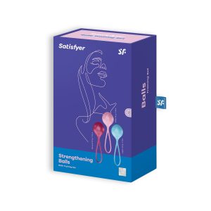 CONJUNTO DE 3 BOLAS BEN-WA STRENGTHENING BALLS SATISFYER COLORIDAS - Image 4