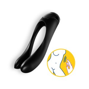 VIBRADOR CANDY CANE SATISFYER PRETO - Image 1
