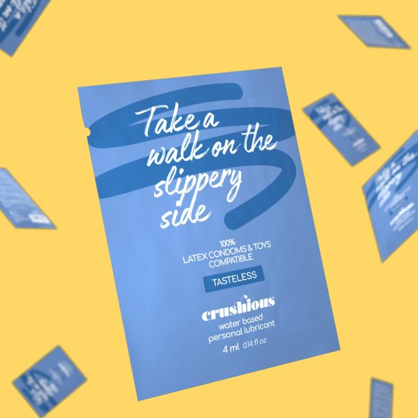 SAQUETA DE LUBRIFICANTE À BASE DE ÁGUA 4 ML CRUSHIOUS 5 SAQUETA DE LUBRIFICANTE À BASE DE ÁGUA 4 ML CRUSHIOUS