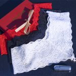 TANGA DE PÉROLAS CR-4395 VERMELHA COM BALA VIBRATÓRIA