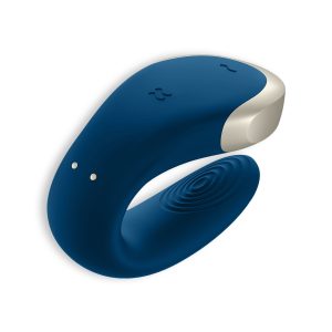 VIBRADOR DOUBLE LOVE COM APP SATISFYER AZUL - Image 3