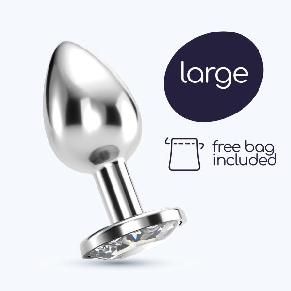 PLUG ANAL JOIA BIJOU TRANSPARENTE GRANDE CRUSHIOUS COM BOLSA AVELUDADA GRÁTIS 7 PLUG ANAL JOIA BIJOU TRANSPARENTE GRANDE CRUSHIOUS COM BOLSA AVELUDADA GRÁTIS