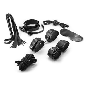 KIT BONDAGE PUNISHER COM 8 PEÇAS CRUSHIOUS 13 KIT BONDAGE PUNISHER COM 8 PEÇAS CRUSHIOUS - Image 1