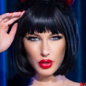 FANTASIA DE DIABINHA CR-4477 VERMELHO E PRETO - Image 2