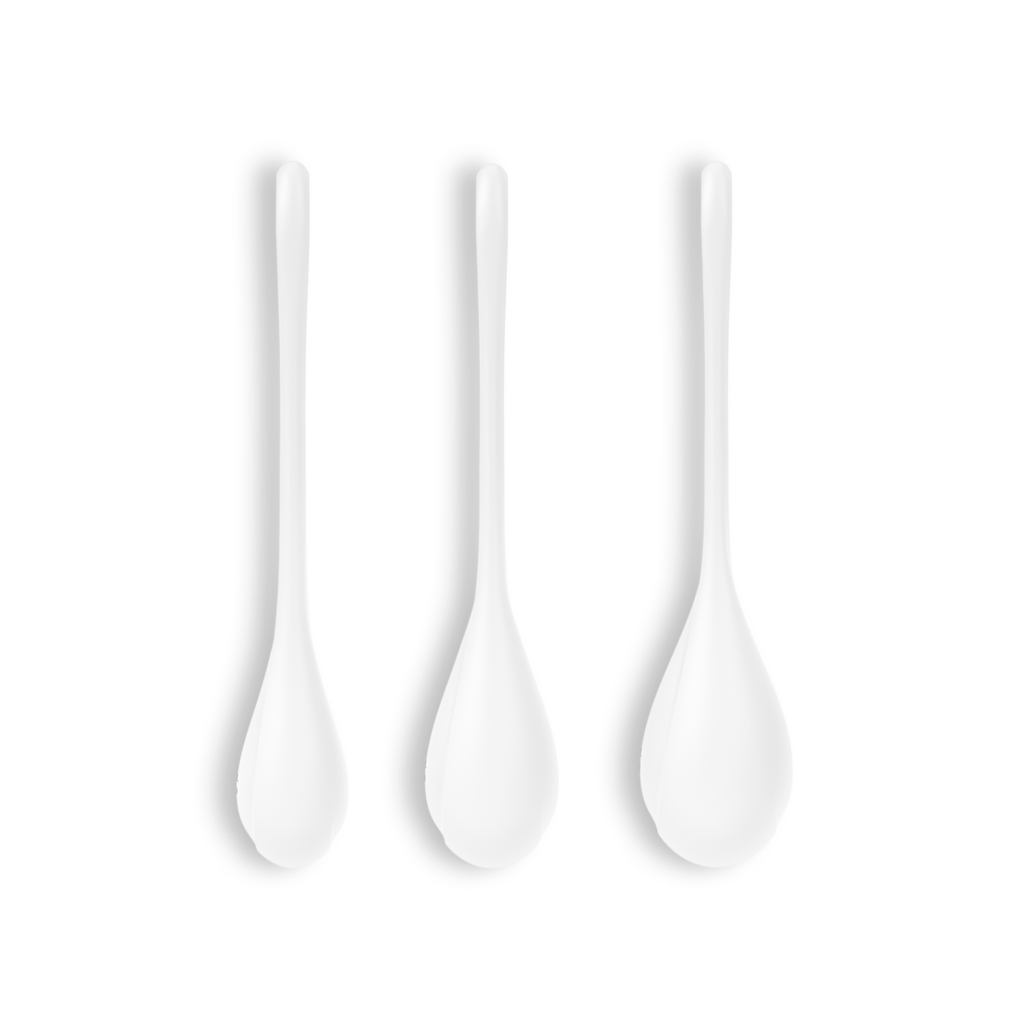 Flame Love Shop 24 CONJUNTO DE 3 BOLAS KEGEL YONI POWER 1 SATISFYER BRANCAS