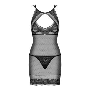 CAMISA DE NOITE E TANGA ALLASTIA OBSESSIVE PRETO - Image 3