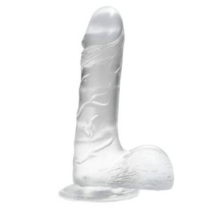 DILDO REAL RAPTURE FIRE PASSION 8'' TRANSPARENTE - Image 1