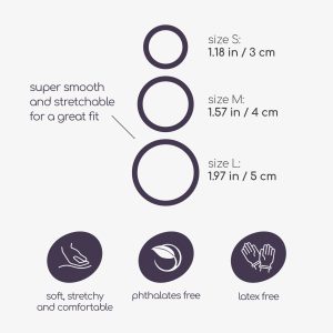 DALTONS CONJUNTO DE ANÉIS DE SILICONE PARA O PÉNIS CRUSHIOUS - Image 5