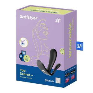 ESTIMULADOR DO PONTO-G E ANAL TOP SECRET + COM APP SATISFYER PRETO - Image 7