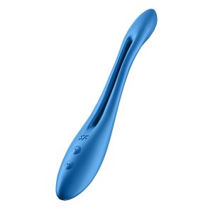 VIBRADOR ELASTIC GAME SATISFYER AZUL - Image 1