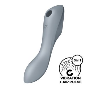 VIBRADOR CURVY TRINITY 3 SATISFYER CINZA 11 VIBRADOR CURVY TRINITY 3 SATISFYER CINZA - Image 1