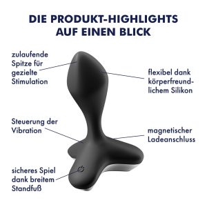 VIBRADOR ANAL GAME CHANGER SATISFYER PRETO 22 VIBRADOR ANAL GAME CHANGER SATISFYER PRETO - Image 10