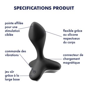 VIBRADOR ANAL GAME CHANGER SATISFYER PRETO 23 VIBRADOR ANAL GAME CHANGER SATISFYER PRETO - Image 11